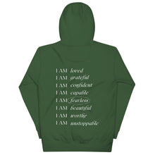 Load image into Gallery viewer, I AM Unisex Hoodie