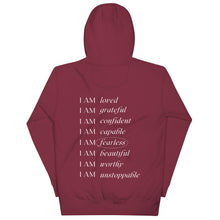 Load image into Gallery viewer, I AM Unisex Hoodie