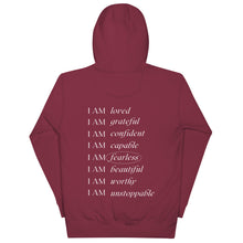 Load image into Gallery viewer, I AM Unisex Hoodie