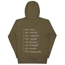Load image into Gallery viewer, I AM Unisex Hoodie